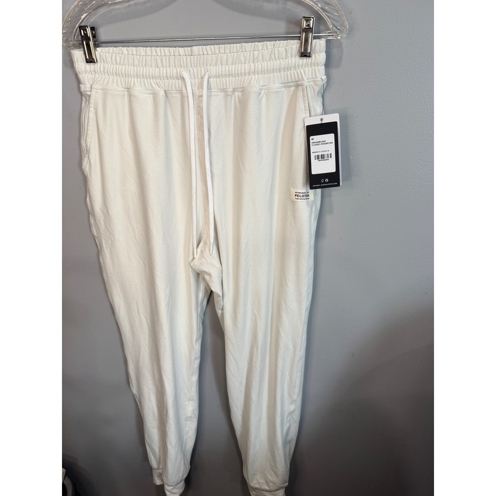 Peloton Dreamblend Classic Jogger 264 Whiteβ Mens Medium WB00813-253025-M NWT